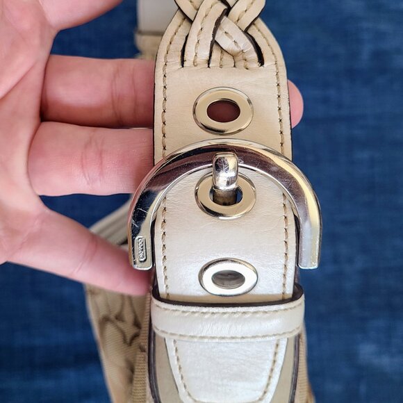 (Sold )  Mini Vintage Coach Hobo Shoulder Bag - Picture 5 of 9